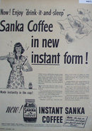 Instant Sanka Coffee 1946 Ad.