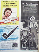 Pepsodents 50 Tuft Tooth Brush 1943 Ad