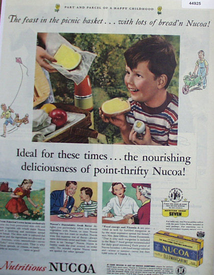 Nucoa Oleomargarine 1944 Ad