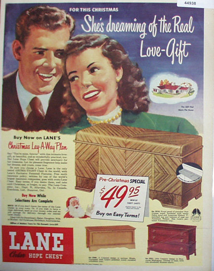 Lane Cedar Hope Chest 1948 Ad