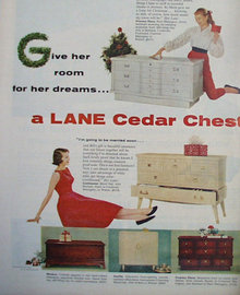 Lane Cedar Chest 1956 Ad