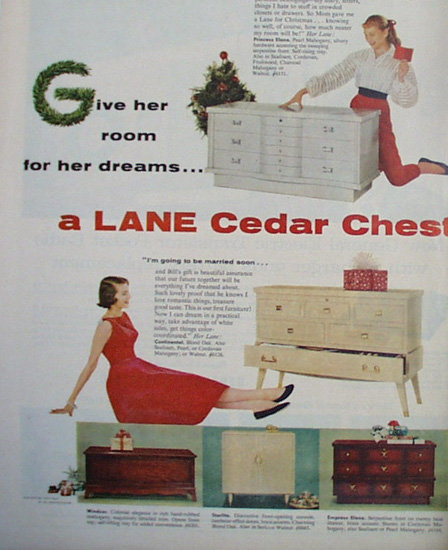 Lane Cedar Chest 1956 Ad