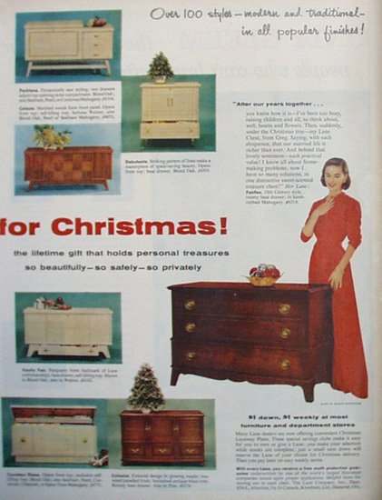 Lane Cedar Chest 1956 Ad
