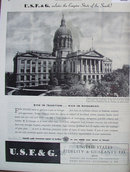 United States Fidelity And Guaranty Co. 1945 Ad.