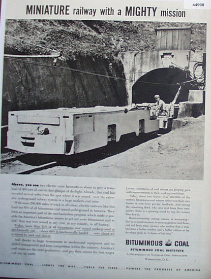 Bituminous Coal Institute 1948 Ad