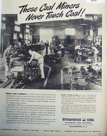 Bituminous Coal Institute 1949 Ad