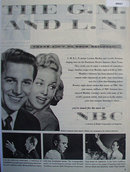 N.B.C. A Service Of Radio Corporation Of America 1950 Ad.