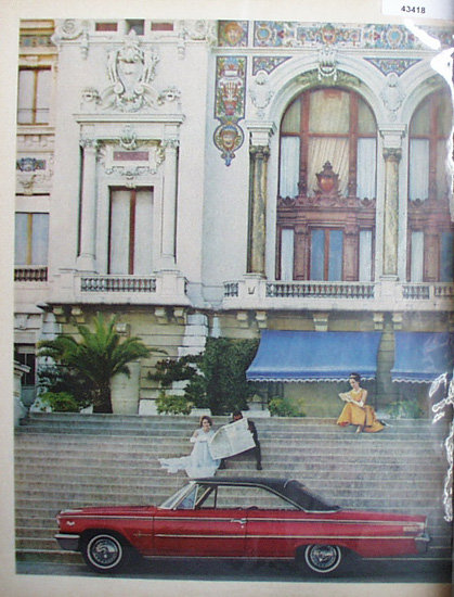 Ford Fashion News From Monaco 1963 Ad