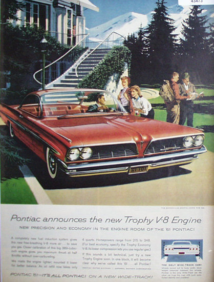 Pontiac Bonneville Sports Coupe 1960 Ad