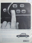 Renault Dauphine Economy Sedan 1963 Ad
