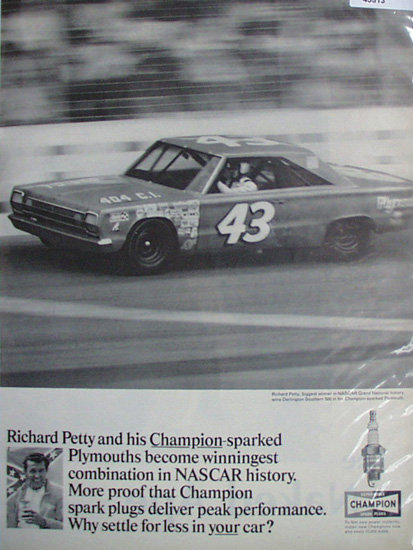 Champion Spark Plugs 1967 Ad