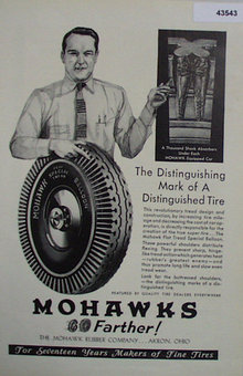 Mohawk Rubber Co. 1907 To 1912 Ad