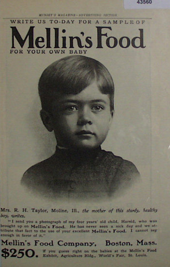 Mellins Food For Your Own Baby 1907 To 1912 Ad