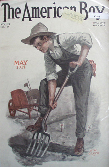 The American Boy Magazine Front Page 1914 Ad