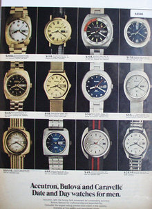 Bulova Accutron And Caravelle 1971 Ad