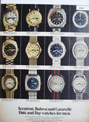 Bulova Accutron And Caravelle 1971 Ad