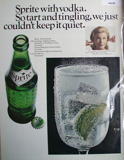 Sprite Soft Drink 1967 Ad
