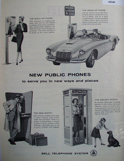 Bell Telephone System 1960 Ad.