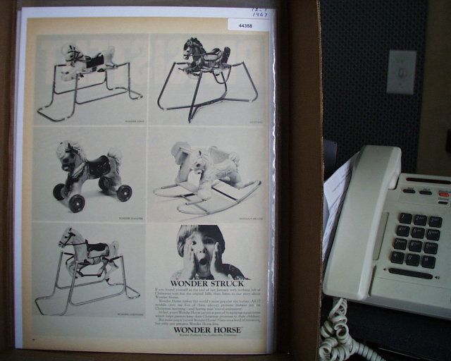 Wonder Horse Products Co. 1967 Ad