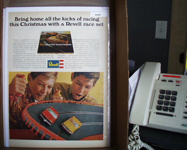 Revell Race Set 1967 Ad