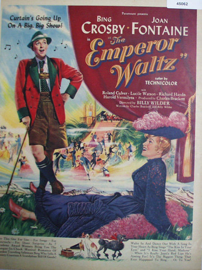 Movie The Emperor Waltz 1948 Ad