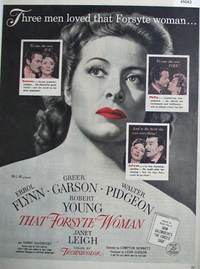 Movie That Forsyte Woman 1949 Ad