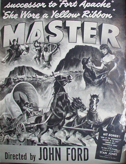 Movie Wagon Masters 1950 Ad