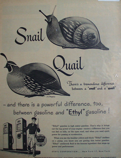 Ethyl Corporation Antiknock Compound 1950 Ad