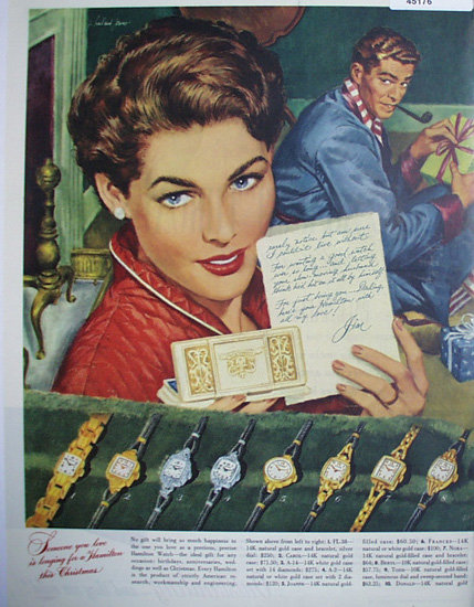 Hamilton The Watch Of Railroad Accuracy 1949 Ad