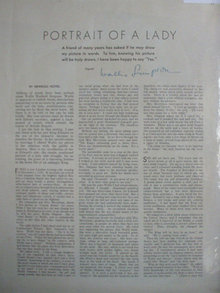 Portrait Of A Lady Wallis Warfield Simpson 1937 Article