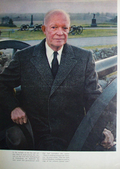 Eisenhower 1969 Picture And Article.