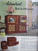 Admiral Television Combination 1949 Ad