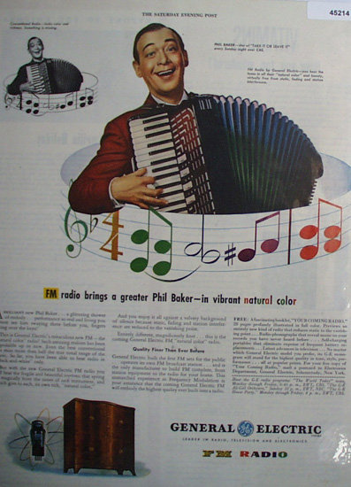 General Electric FM Radio 1945 Ad