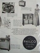 Philco Radio Time 1947 Ad.