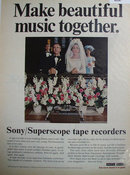 Sony Superscope Tape Recorders 1969 Ad