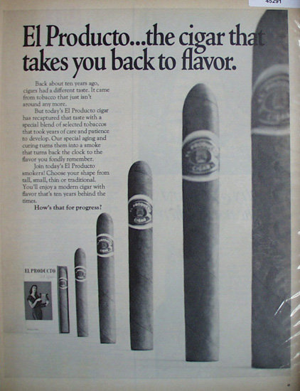 El Producto Cigar 1969 Ad.
