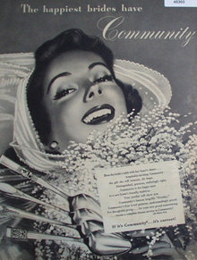 Oneida Community Silverplate 1948 Ad.