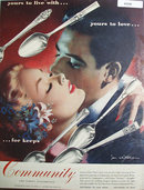 Oneida Community Silverplate 1950 Ad