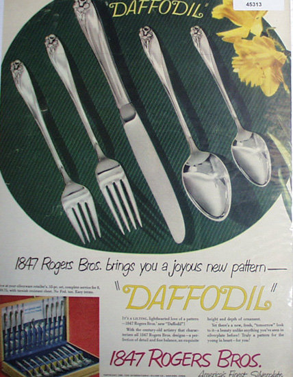 1847 Rogers Bros. Silverplate 1950 Ad.