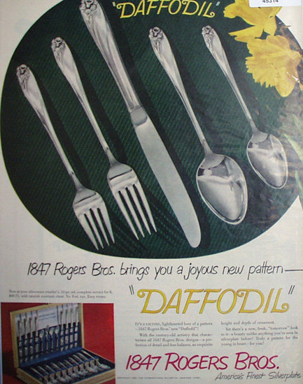1847 Rogers Bros. Silverplate 1950 Ad.