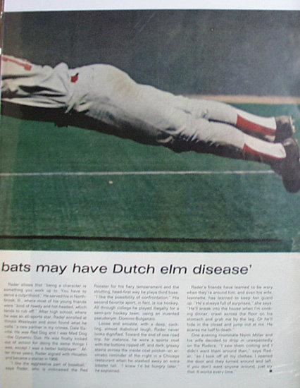Doug Rader Houston Astros 1972 Article