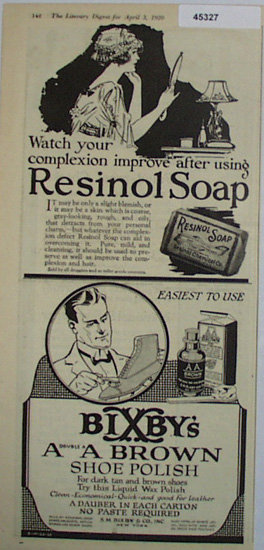 Resinol Soap 1920 Ad