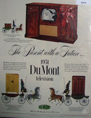 Du Mont Television 1950 Ad