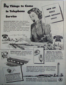 Bell Telephone System 1949 Ad