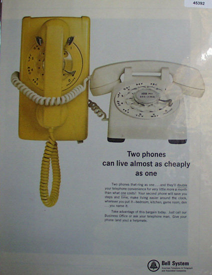 Bell Telephone System 1966 Ad