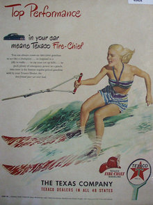 Texaco Fire Chief Gasoline 1948 Ad.
