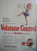 Texaco Sky Chief Gasoline 1950 Ad