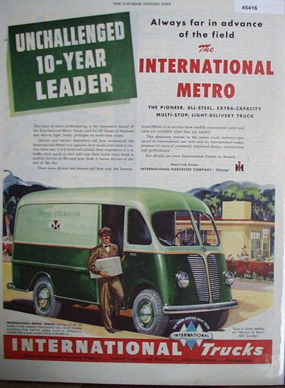 International Trucks 1948 Ad.