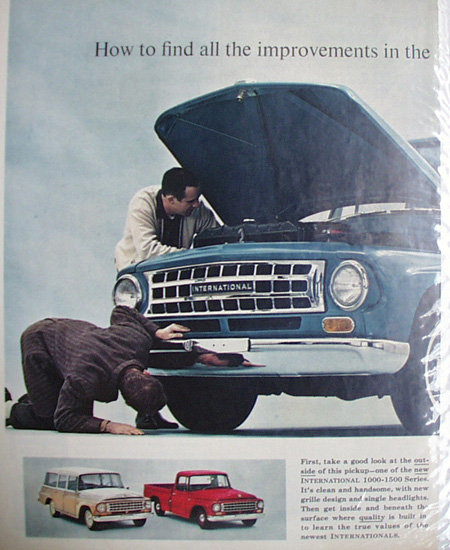 International Light Duty Trucks 1963 Ad.