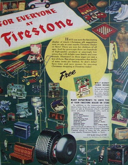 Firestone Dealer And Store 1947 Ad
